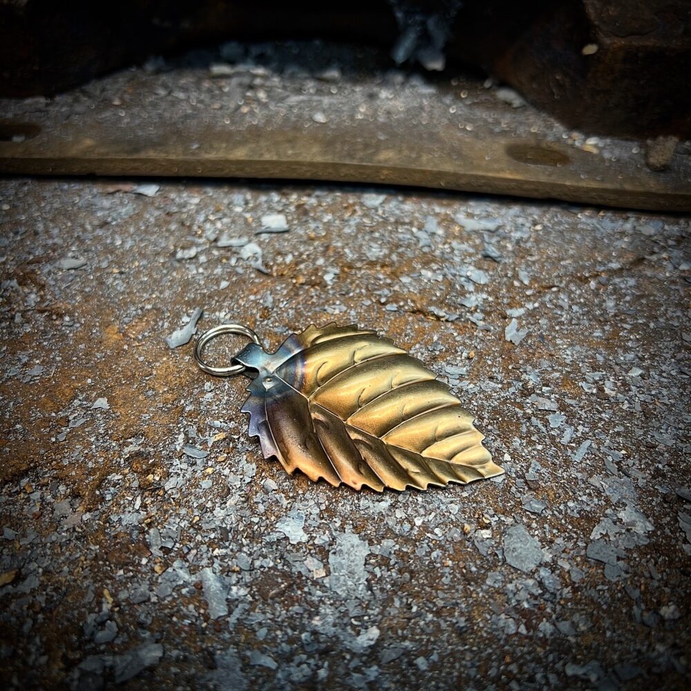 Leaf For Life Key Ring / Hand Made / Unique