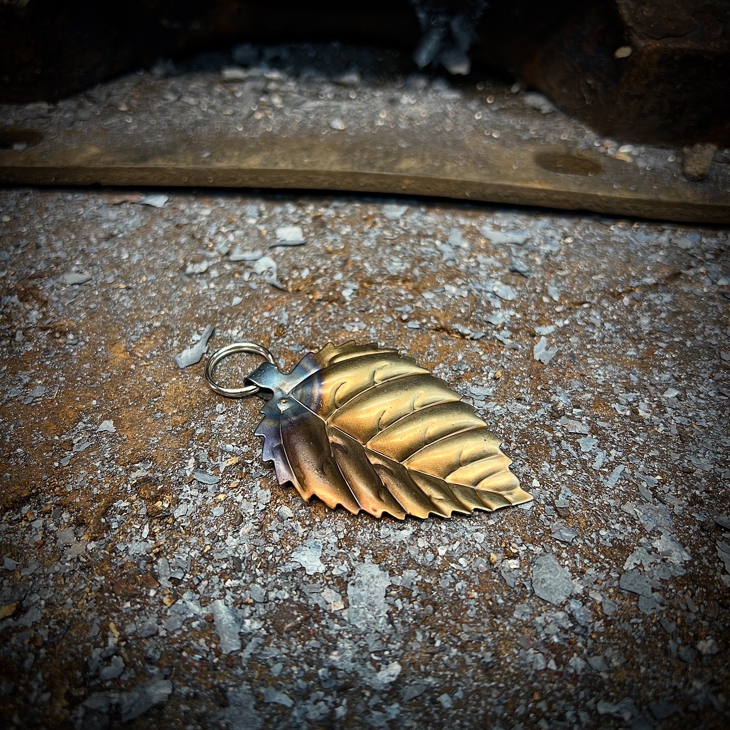 Leaf For Life Key Ring / Hand Made / Unique