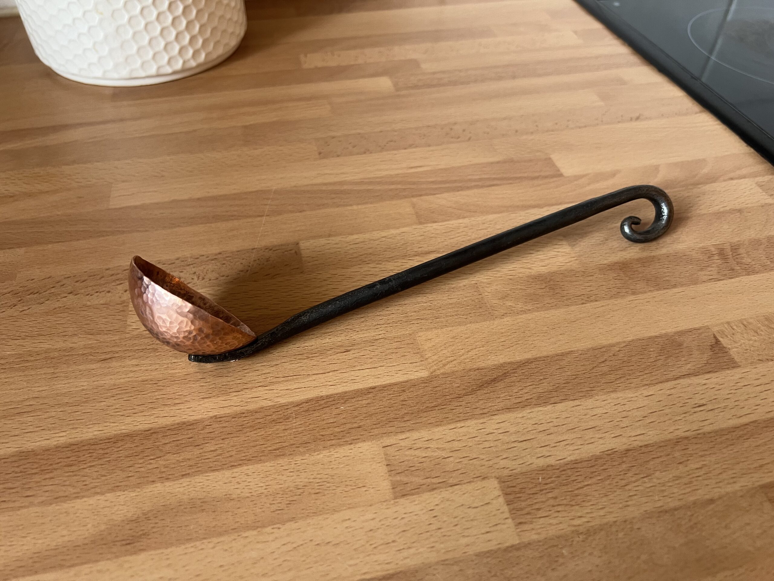 Copper Coffee Scoop / Hand Forged - Image 2