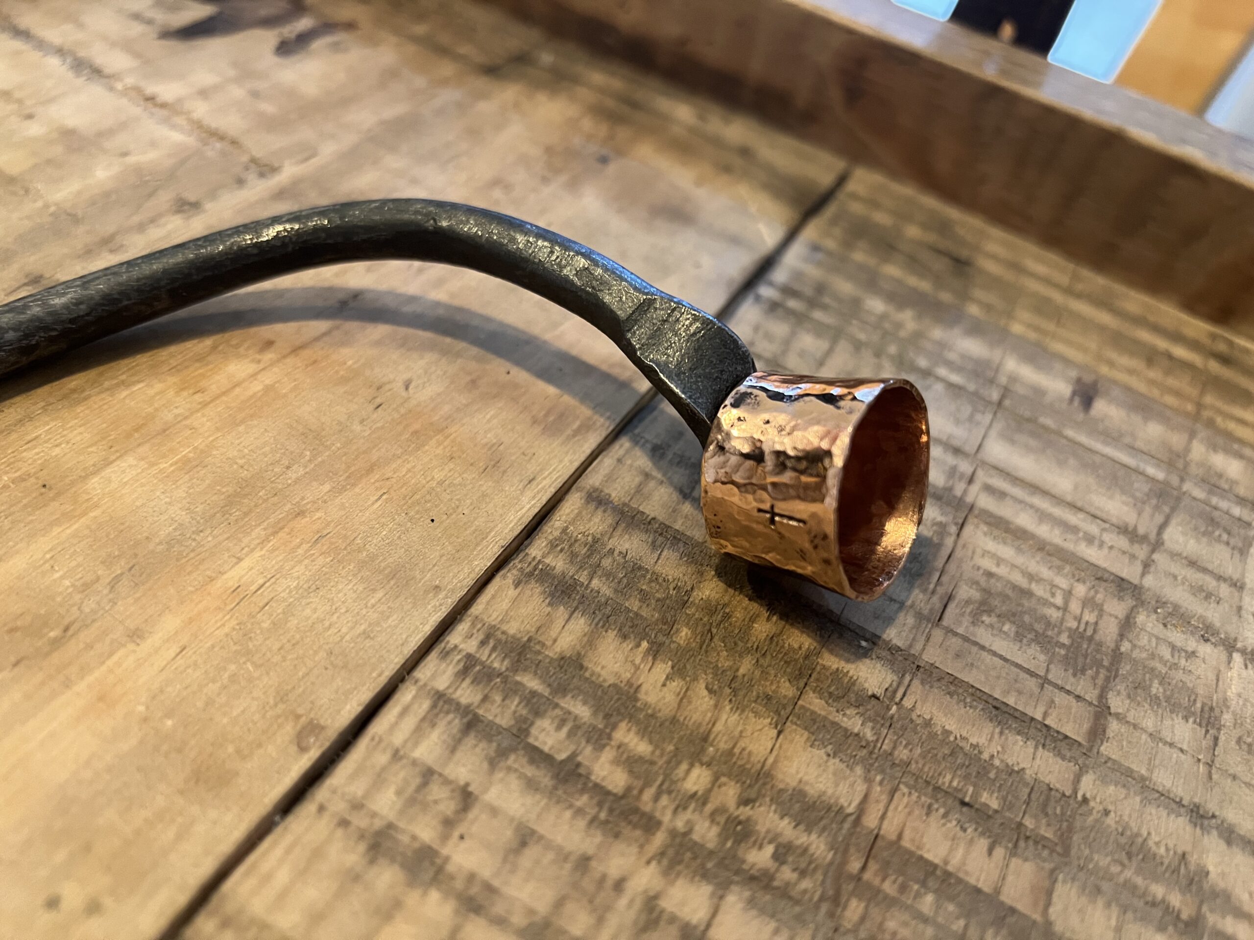 Copper Candle Snuffer / Blacksmith / Hand Forged - Image 3