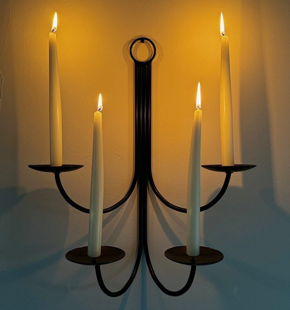 Traditional Candle Sconce Four Candle Holder