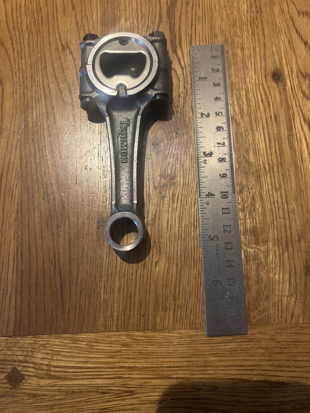 Triumph conrod bottle opener