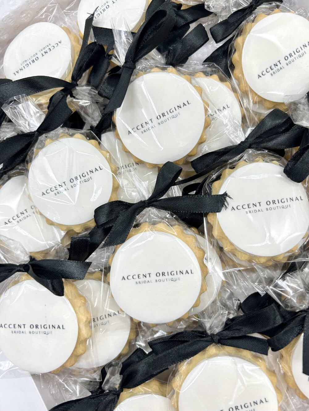 Branded logo biscuits